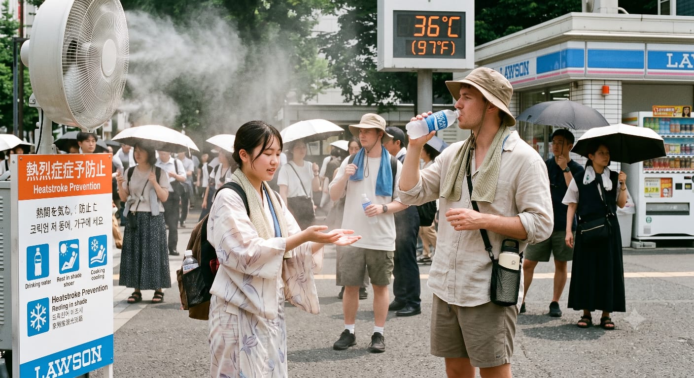 日本盛夏旅遊必讀：預防中暑的全方位指南